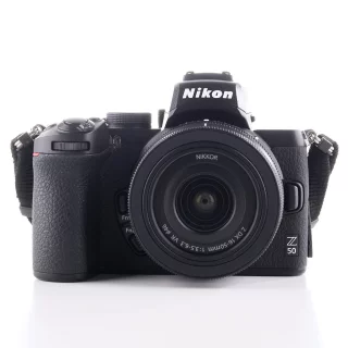 Nikon Z50 + 16-50mm -kamera ja objektiivi (sc. 5260) (käytetty)