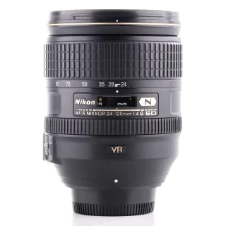 Nikon AF-S Nikkor 24-120mm f/4 G ED VR -objektiivi (käytetty)