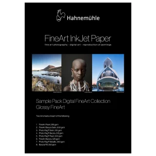 Hahnemuhle Glossy FineArt A4 Sample Pack -valokuvapaperi