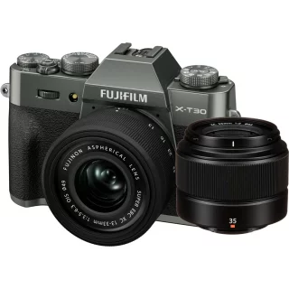 Fujifilm X-T30 III + XC 13-33mm f/3.5-6.3 Kit - Charcoal Silver