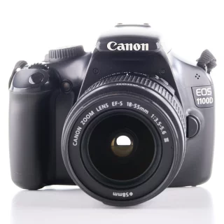 Canon EOS 1100D -kamera + 18-55mm (sc. 19470) (käytetty)