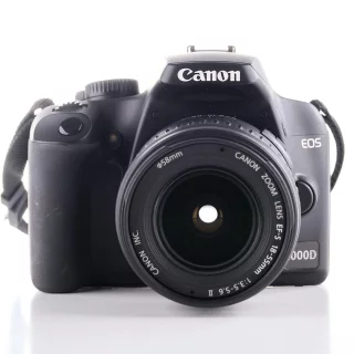 Canon EOS 1000D -kamera + 18-55mm + 70-300mm (sc. 5690) (käytetty)