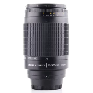Nikon AF Nikkor 70-300mm f/4-5.6 G -objektiivi (käytetty)