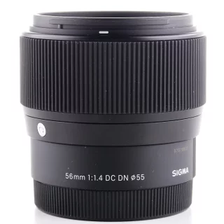 Sigma 56mm f/1.4 C DC DN -objektiivi (Sony E) (takuu) (käytetty)