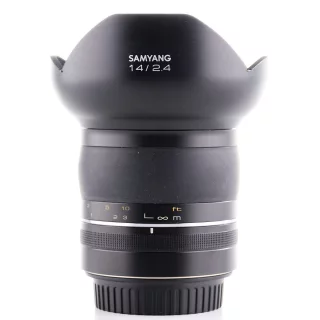 Samyang Premium XP 14mm f/2.4 -objektiivi + 150mm ND-suotimet ja -pidikkeet (Canon EF) (käytetty)
