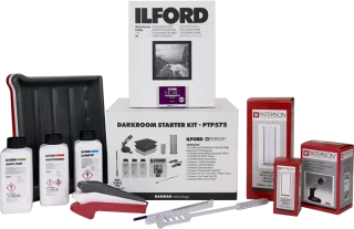 Ilford & Paterson Darkroom Starter Kit -filmikehityksen aloituspakkaus