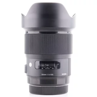 Sigma 20mm f/1.4 DG HSM Art -objektiivi (Canon EF) (käytetty)