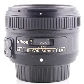 Nikon AF-S Nikkor 50mm f/1.8G -objektiivi (käytetty)