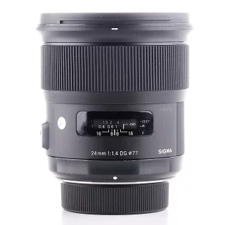 Sigma 24mm f/1.4 DG HSM Art -objektiivi (Nikon) (käytetty)