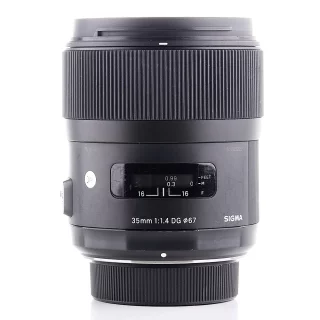 Sigma 35mm f/1.4 DG HSM Art -objektiivi (Nikon) (käytetty)