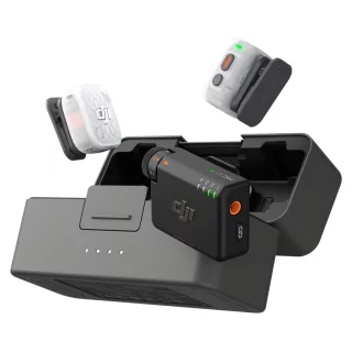 DJI Mic Mini 2S (2 TX + 1 RX + Charging Case) -langaton mikrofonijärjestelmä