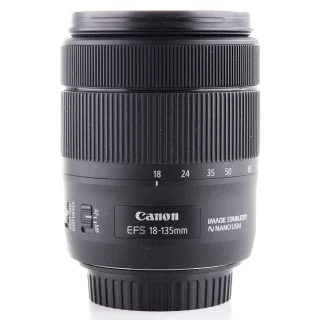 Canon EF-S 18-135mm f/3.5-5.6 IS Nano USM -objektiivi (käytetty)