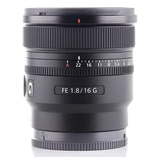 Sony FE 16mm f/1.8 G -objektiivi (takuu) (käytetty)