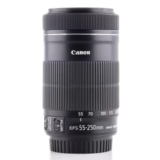 Canon EF-S 55-250mm f/4-5.6 IS STM -objektiivi (käytetty)