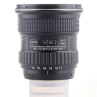 Tokina SD 11-16mm f/2.8 AT-X PRO DX -objektiivi (Nikon DX) (käytetty)