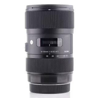 Sigma 18-35mm f/1.8 Art DC HSM -objektiivi (Canon EF-S) (käytetty)