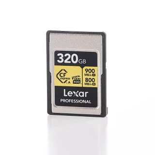 Lexar CFexpress Type A 320GB Pro Gold R900/W800 (käytetty)