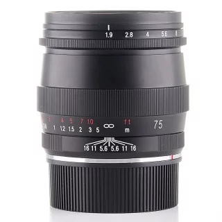 Voigtländer Ultron 75mm f/1.9 MC VM -objektiivi (Leica M) (takuu) (käytetty)