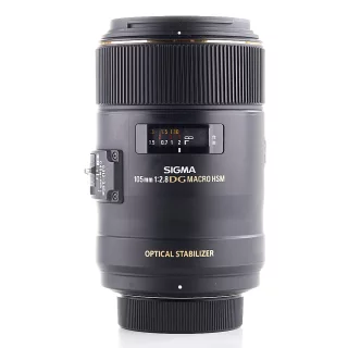 Sigma 105mm f/2.8 EX DG OS HSM Macro lens (Nikon) (used)