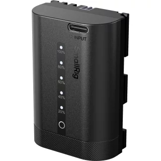 SmallRig 5298 USB-C Canon LP-E6P akku varaustason ilmaisimella