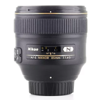 Nikon AF-S Nikkor 85mm f/1.4 G -objektiivi (käytetty) (sis. ALV)