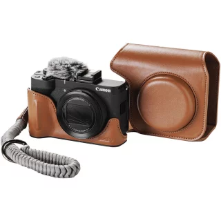SmallRig 5385 Leather Case Kit for Canon PowerShot V1 - Ruskea