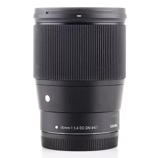 Sigma 16mm f/1.4 DC DN C -objektiivi (Canon EF-M) (käytetty)