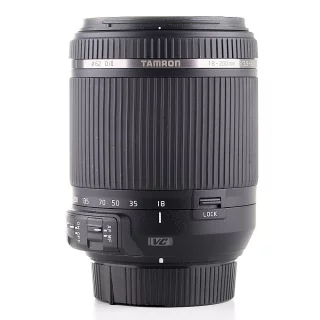 Tamron 18-200mm f/3.5-6.3 Di II VC -objektiivi (Nikon DX) (käytetty)