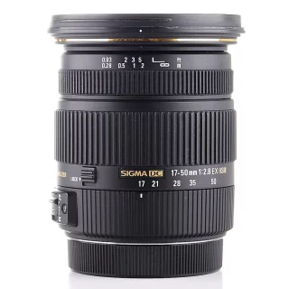 Sigma 17-50mm f/2.8 EX DC OS HSM lens (Canon EF-S) (used)