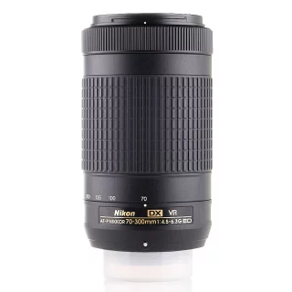 Nikon AF-P Nikkor 70-300mm f/4.5-5.6G ED VR DX -objektiivi (käytetty)