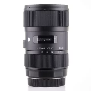 Sigma 18-35mm f/1.8 Art DC HSM -objektiivi (Canon EF-S) (käytetty)