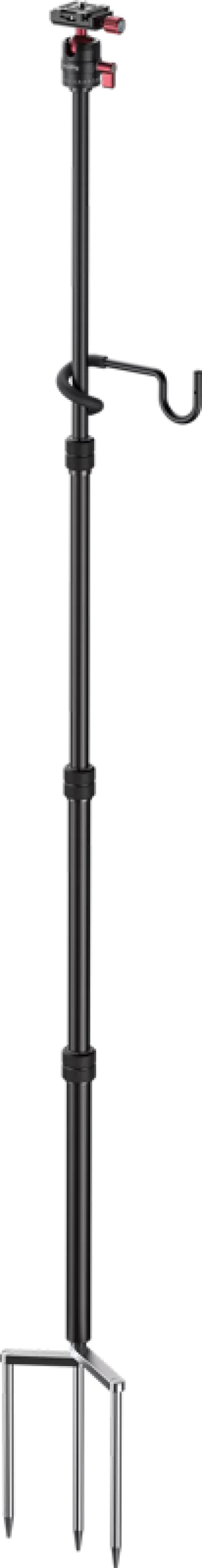 SmallRig 6397 Monopod with Triple Ground Spikes and Panoramic Ball Head -kuulapää monopod