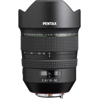 Pentax HD Pentax-D FA 15-30mm f/2.8 ED SDM WR -objektiivi