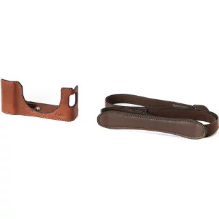 SmallRig 4699 Leather Half Case Kit for Fujifilm X100VI - Ruskea