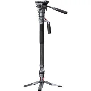 SmallRig 5565 Carbon Fiber Video Monopod -hiilikuitujalusta + videopää