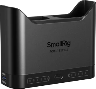 SmallRig 5490 Camera Battery Charger LP-E6P -akkulaturi