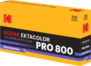 Eastman Kodak Ektacolor Pro 800 120 -värifilmi (5 kpl)