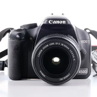 Canon EOS 450D + 18-55mm (käytetty)