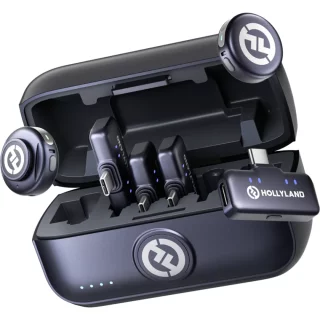 Hollyland Lark M3 Combo (2TX + 4RX) - langaton mikrofonijärjestelmä