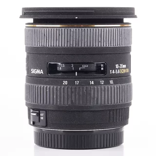 Sigma 10-20mm f/4-5.6 EX DC HSM -objektiivi (Canon) (käytetty)