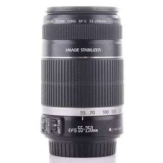 Canon EF-S 55-250mm f/4-5.6 IS -objektiivi (käytetty)