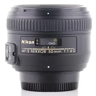 Nikon AF-S Nikkor 50mm f/1.4 G -objektiivi (käytetty)