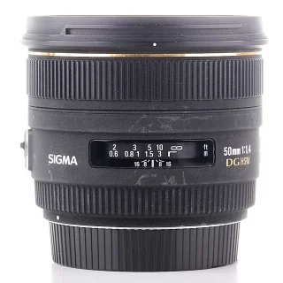 Sigma 50mm f/1.4 EX DG HSM (Canon EF) -objektiivi (käytetty)