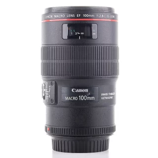 Canon EF 100mm f/2.8 L Macro IS USM -objektiivi (käytetty)