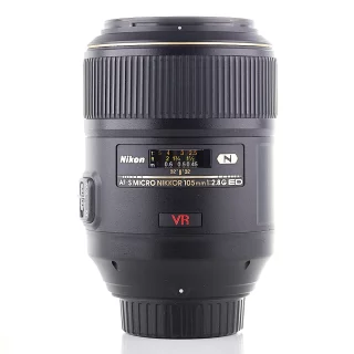 Nikon AF-S Micro Nikkor 105mm f/2.8 G ED VR -objektiivi (käytetty)