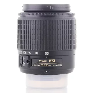 Nikon AF-S Nikkor 55-200mm f/4-5.6 G DX ED -objektiivi (käytetty)