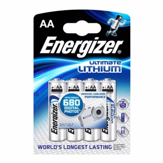 Energizer Ultimate Lithium 1,5V AA-paristo 4kpl paketti