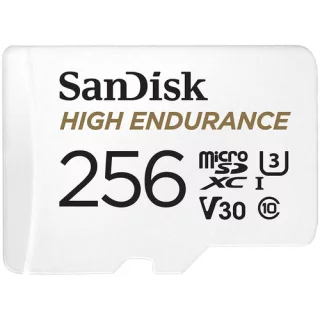 Sandisk High Endurance (U3 / Class 10 / V30) 256GB microSDXC muistikortti