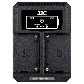 JJC DCH-NPF USB Dual Battery Charger -tuplalaturi (NP-F)