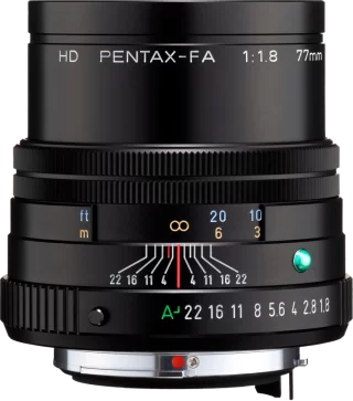 Pentax HD Pentax-FA 77mm f/1.8 Limited -objektiivi
